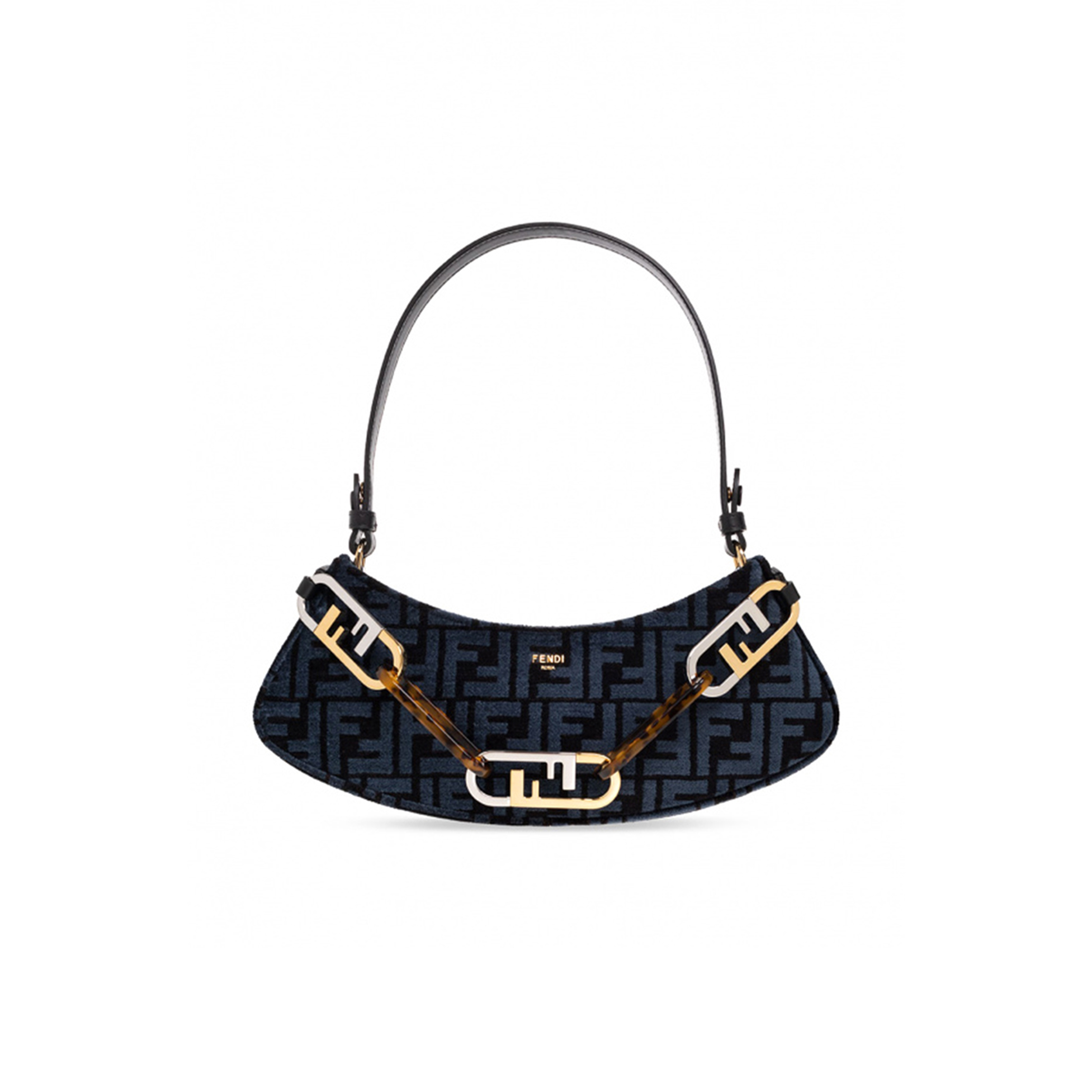 FENDI MONOGRAM O'LOCK SWING SHOULDER BAG  (32*11*5cm)